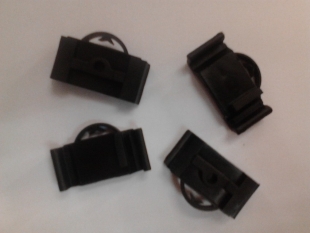 Plastic part for electronic test instruments