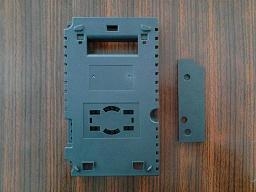 Plastic part for electronic equipment