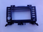 Plastic display panel frame for car audio system 
