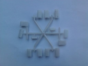 Plastic press-buttons(keys) for car audio system
