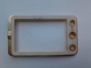 Plastic front frame for portable power source