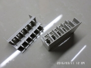 Plastic part for connector & bezel